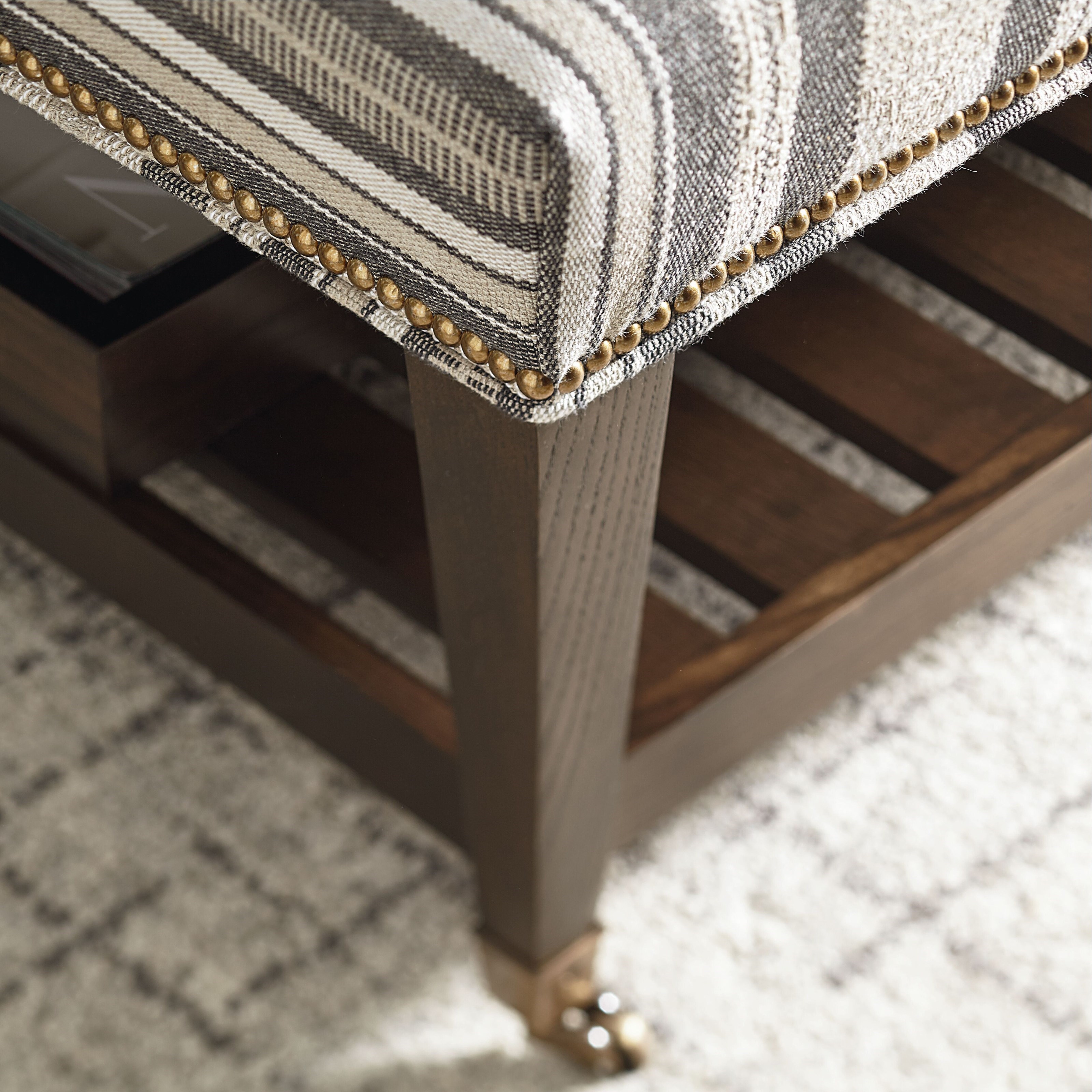 Bassett ottoman sales with trays